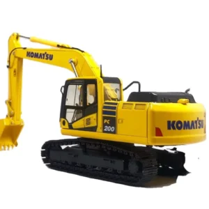 Komatsu PC200 PC210 Excavator Model 1/50 Scale | Metal Die-Cast Decoration
