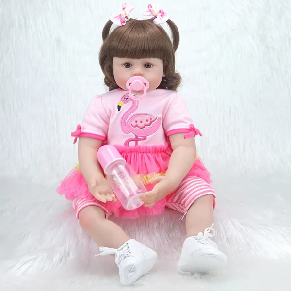 Lifereborn Hot Sale Lifelike Cute Reborn Baby Doll Toys 58 CM Toddler Lol Dolls DIY Playmate Toys Kids Birthday Gift Doll Girl