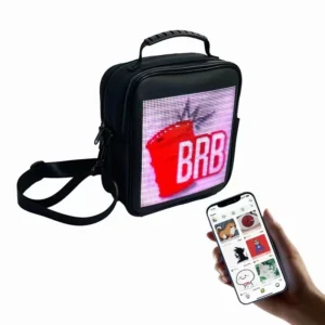 New Square LED Backpack for Men and Women Outdoor Mobile LED Advertising Backpack Didi Same LED Dynamic Backpack