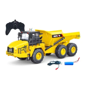 11ch 1:16 Engineering Remote Control Model Car Metal Rc Dump Truck