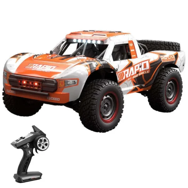 AiJH 70KM/H Drifting Remote Control Car 2.4G Brushless Motor Rc Auto LED Light Off-road Rc Climbing Car