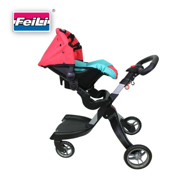Feili Toys 2020 New Arrivals Baby Doll Stroller With Car Seat and Adjustable Handlebar Toys Stroller