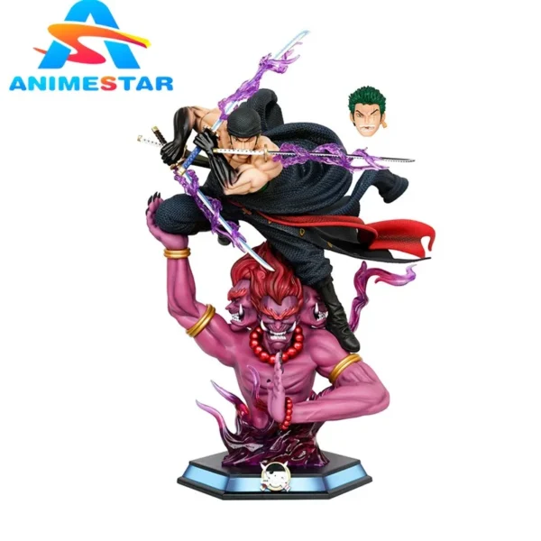 45CM Wholesale Big Size 1 Piece Figuras Asura Roronoa Zoro Figurine Model Ornaments PVC Anime Figure Anime Statue Toy Doll