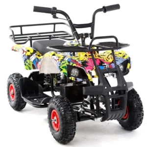 Unisex Children's Quad Bike ATV Power Wheel Kids Electric 4-Wheel Off-Road Roader Beach Buggy Plastic Ride-On Toy