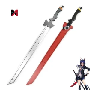 110Cm Cosplay Game Arknights Chen Blade Wooden Toys Accessories Props Stage Performance Katana Toy Swords Anime Sword