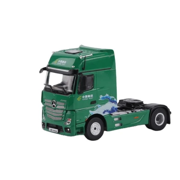 1: 64 Die Cast Green Truck Model Alloy China Post Transporter Vehicles Toys Truck Diecast Model Collection