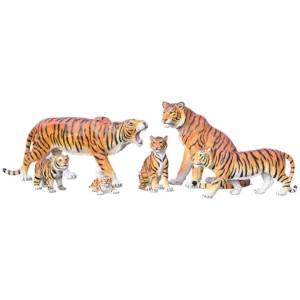 Outdoor Custom Life Size Tiger Statue Animal Fiberglass Resin Crafts Mold Sculpture Lawn Garden Landscape Party Tiger Decoration