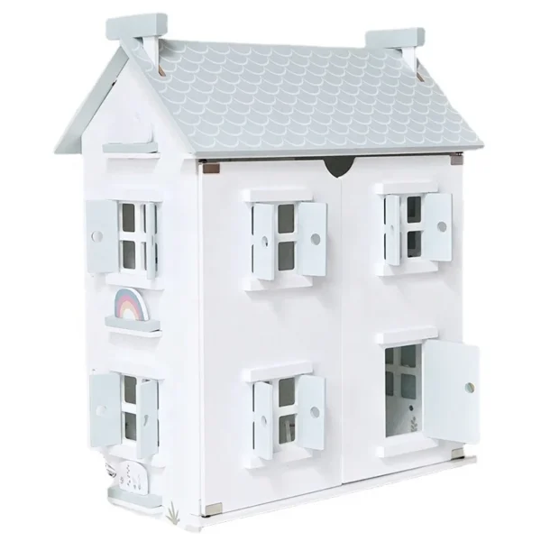 Northern Europe Doll House Children  Villa Princess Doll House Girl Play Wooden House Toy