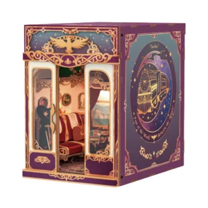 Tonecheer Magical Journey Infinity Train Cabin 3D Puzzle Motion Scene Replaceable Landscapes Multiple Connect TQ441Doll Houses