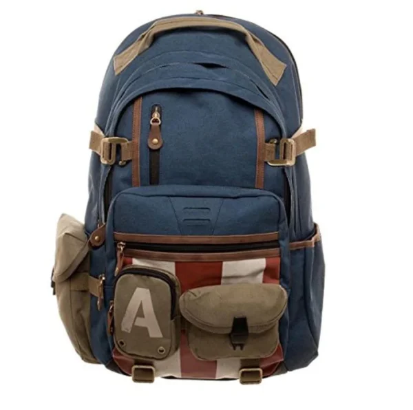 Wholesale Custom Waterproof Laptop Bags Backpack Marvel Superhero 4 Captain Marvel Backpack Peripheral Student Schoolbag