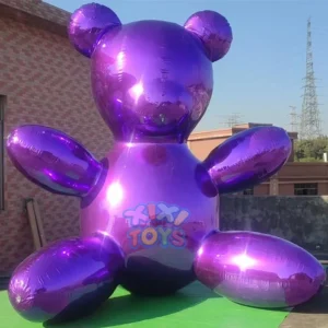 Outdoor Large Advertising Inflatable Doll Model, Mirror PVC Inflatable Bear Model