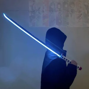 100CM Demon Slayer: Kimetsu No Yaiba Lightsabre Acrylic Anime Plastic Laser Sword with Light