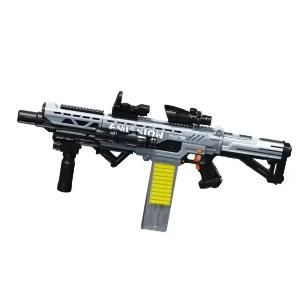 New Arrival Electric Blaster Gun Sponge Bullet Gun Realistic Shooting Game Outdoor Play Soft Bullet Gun Toy