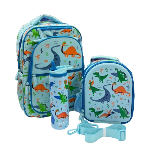 Toursun 3pcs School Sets for Kids  Smiggle School Bag Set with Lunch Bag and Water Bottle for School Children