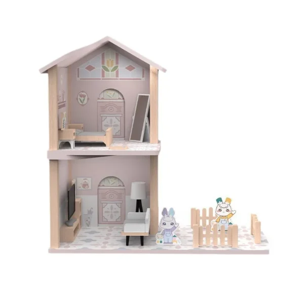 Children Toys House Dollhouse Three-dimensional Bunny Desktop Interactive Toy Kids Toys Cabinet