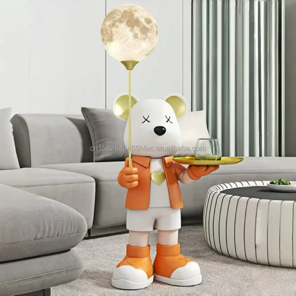Trendy Multi-Functional Bear Play and Landing Toy for New Year Plastic Crafts