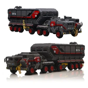 1/144 Van Transport Truck Cargo Truck Model Mini Die-cast Toy Vehicles Heavy Engineering Car