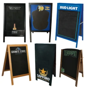 Bar and Restaurant Promotional  Item Wooden a Frame Standing Chalkboard Sign