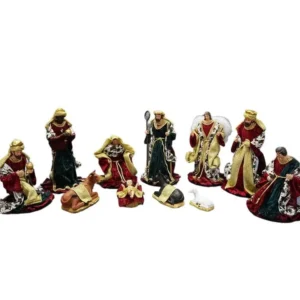 Home Decoration Christmas  Art Antique Crafts Decorative Resin 11 Piece Religious Statues Catholic Figure Statue Nativity Set