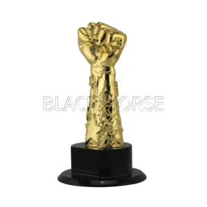 High Awards Best Cooperation and Creative Hand Fist Trophy Hand Statue Custom