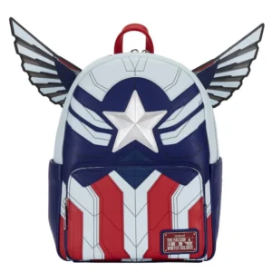 Loungefly marvel Falcon Loungefly Marvel Falcon  Backpack Cosplay Children's School Bag Stylish Backpack