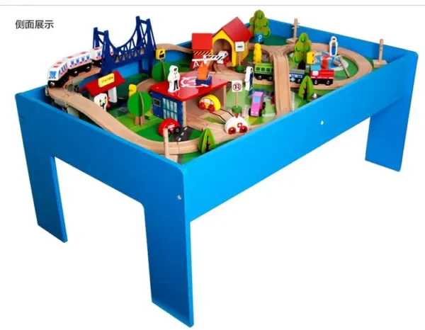 Professional Wholesale Efun Toy Manufacture BSCI Certificatie Wooden Train Set