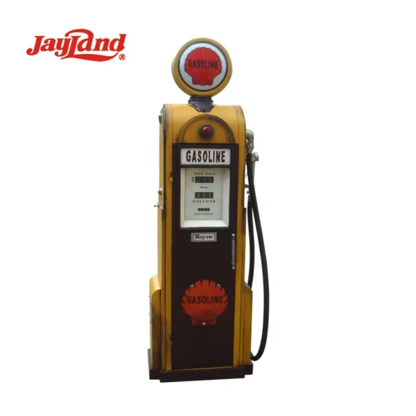 Antique Imitation Classic Gas Pump Model Handmade Iron Metal Crafts for Home Decor Creative Engraving Angel Theme