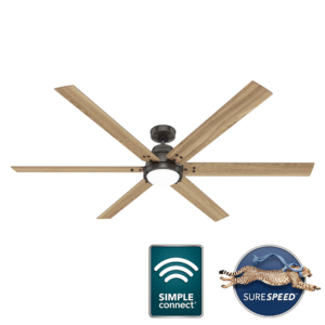 Hunter 72-Inch Gravity Ceiling Fan With LED Light