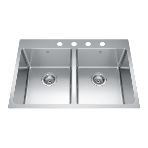 Kindred 31" Brookmore Drop In Kitchen Sink - BDL2131-9-4N