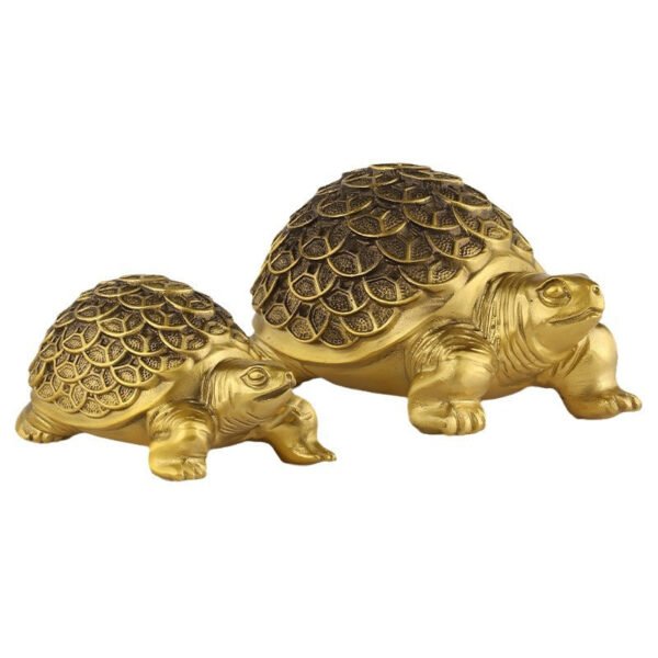 Vintage Money Turtle Ornament ?C Unique Home Decoration & Symbol of Wealth