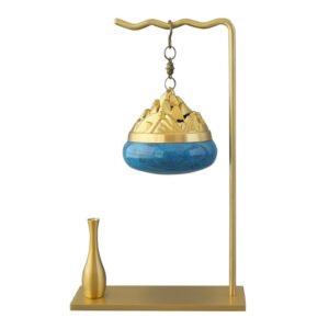 Vintage Style Copper Hanging Censer for Home Decoration