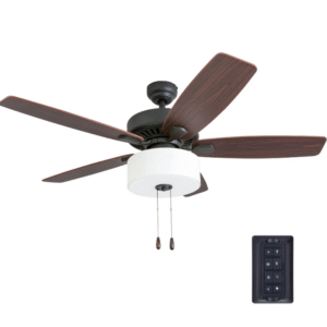 Prominence Home 52" Greybrook Bronze Pull Chain Ceiling Fan w/Remote
