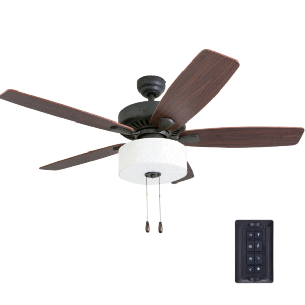 Prominence Home 52" Greybrook Bronze Pull Chain Ceiling Fan w/Remote