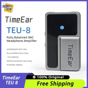 TimeEar TEU 8 USB-C Headphone Amplifier Mini HIFI Sound Quality DAC AMP Headphone Amplifier portable 3.5/4.4mm For Kz Fiio Fosi