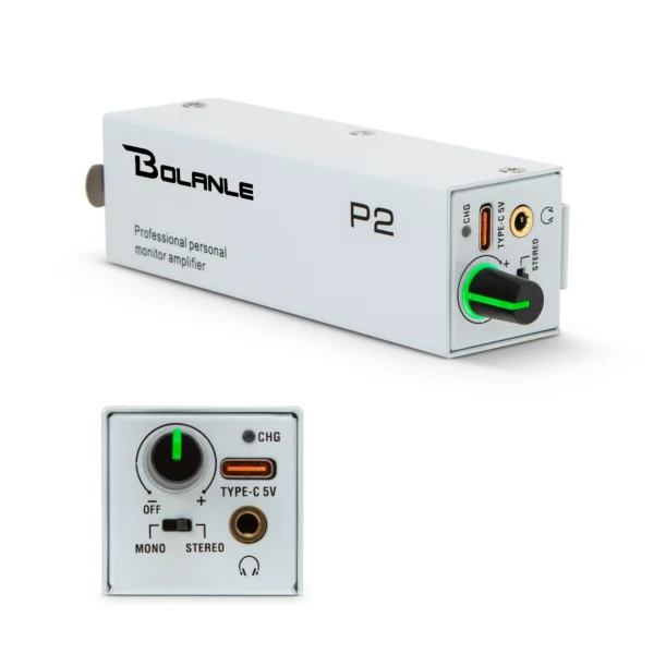 Bolanle P2 USB C PRO Ultra-Compact Personal In-Ear Monitor Amplifier