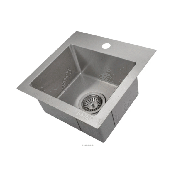 ZLINE Donner 15 in. Topmount Single Bowl Stainless Steel Bar Kitchen Sink