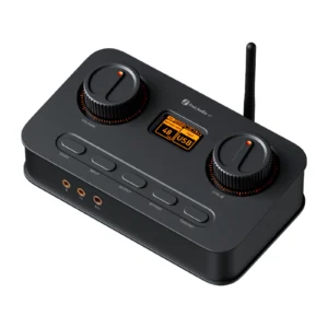 Fosi Audio K7 HiFi DAC & Headphone Amplifier, AKM4493ESQ DAC Chip, PCM 384kHz/32Bit & DSD256, Mic Input USB Audio DAC for Gaming
