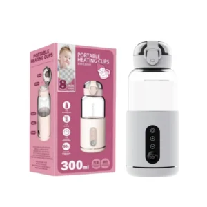 Portable Electric Baby Bottle Warmer USB Rechargeable 5200mAh/15000mAh Soak Formula Milk Instant Wireless Bottle Heater Travel