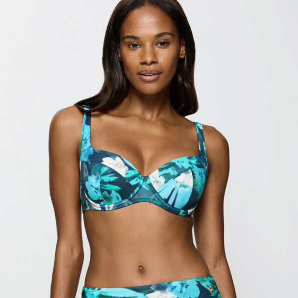 Triumph Summer Fleur Wired Padded Bikini With Midi Bottoms