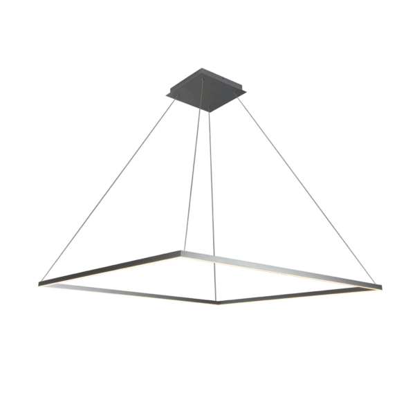 VONN Atria 51" VMC35512AL Modern Square LED Chandelier in Silver