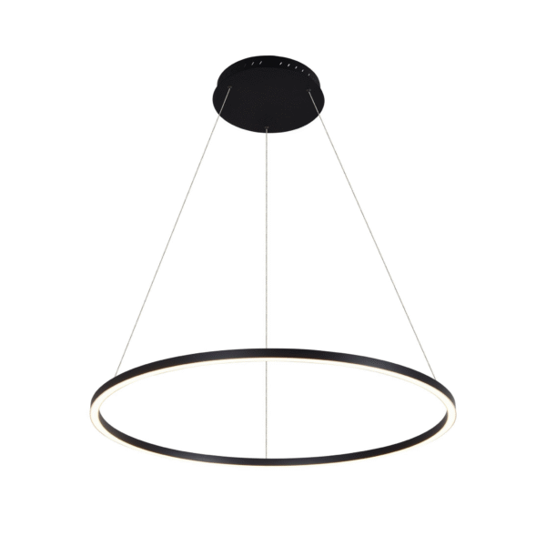 VONN Tania 39" VMC34911BL Modern Circular LED Chandelier in Black
