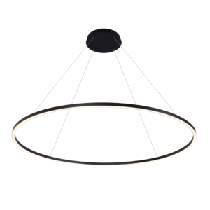 VONN Tania 60" VMC34960BL Modern Circular LED Chandelier in Black