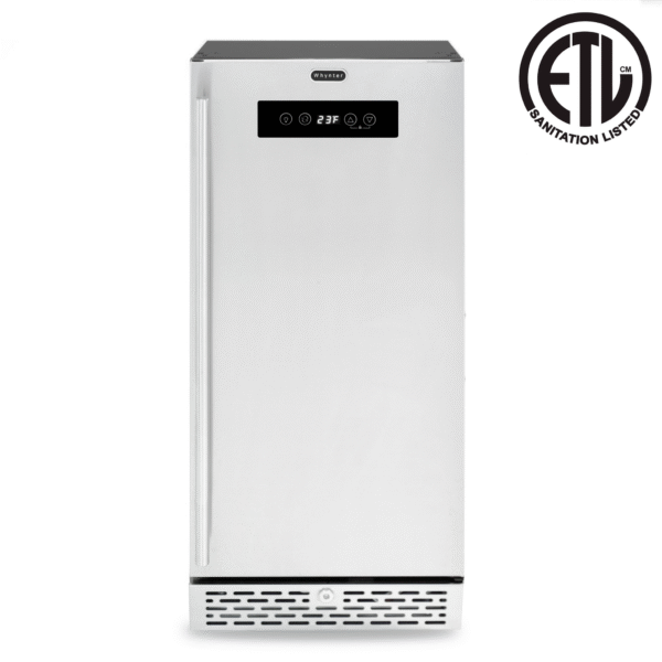 Whynter Stainless Steel Built-in or Freestanding 2.9 cu. ft. Beer Keg Froster Beverage Refrigerator with Digital Controls