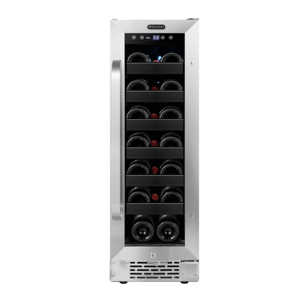 Whynter 12 inch Built-In 20 Bottle Undercounter Stainless Steel Wine Refrigerator