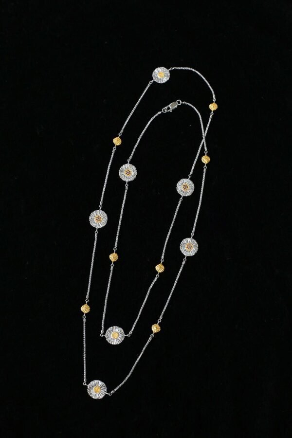 Buccellati-Inspired Daisy Long Necklace