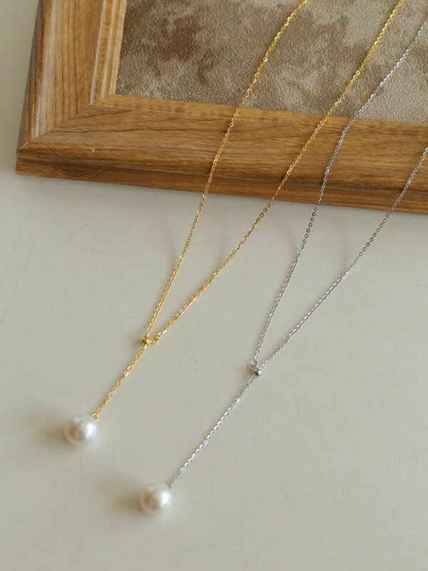 Classic Pearl Y-Shape Adjustable Chain