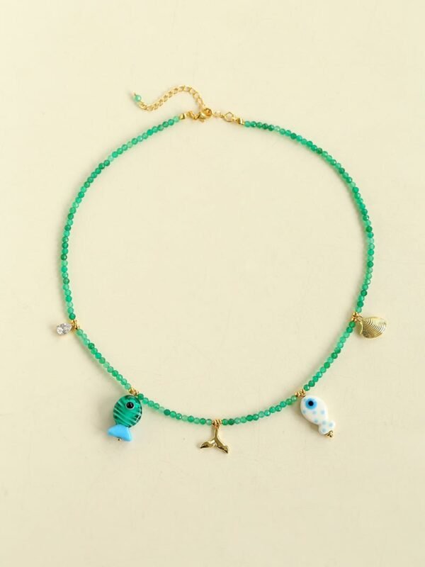 Jelly Fishy Necklace A Playful Summer Splash