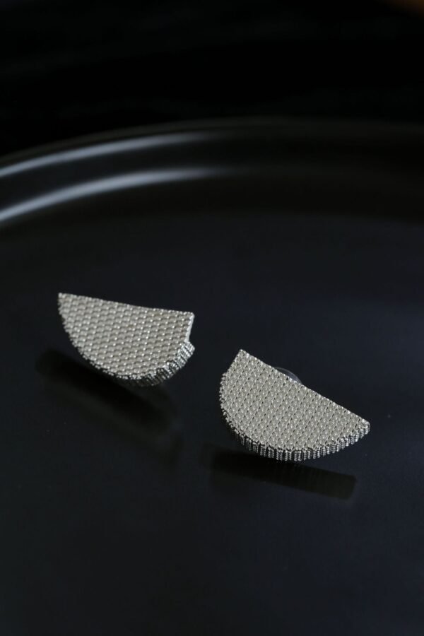 Luminous Series Shimmering Semicircular Earrings
