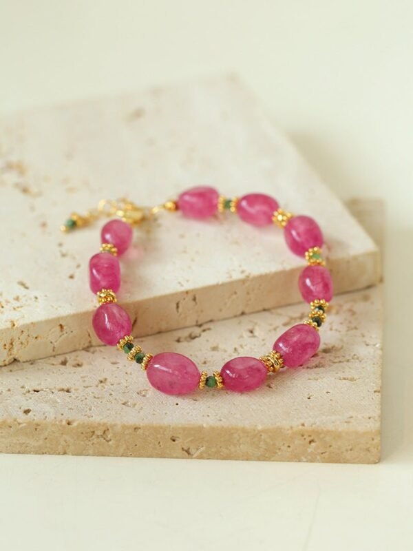 Pink Tourmaline Bracelet