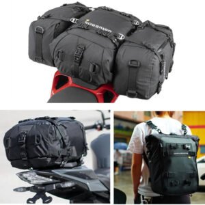 Uglybros Motorcycle Luggage Pack  Multi-Function Waterproof Motocross Rear Seat  Bag 10L 20L 30L Outdoor Riding  Backpack
